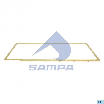 1 429 р. Прокладка MAN TGA,TGX,TGS дв.D2066 картера масляного SAMPA SAMPA 025.027  с доставкой в г. Кемерово. Увеличить фотографию 1