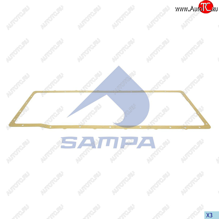 1 429 р. Прокладка MAN TGA,TGX,TGS дв.D2066 картера масляного SAMPA SAMPA 025.027  с доставкой в г. Кемерово