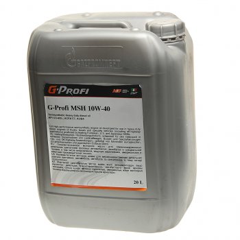 7 599 р. Масло дизельное G-PROFI MSH CH-4SL 10W40 псинт.20л G-ENERGY GAZPROMNEFT 0253130325  с доставкой в г. Кемерово. Увеличить фотографию 1