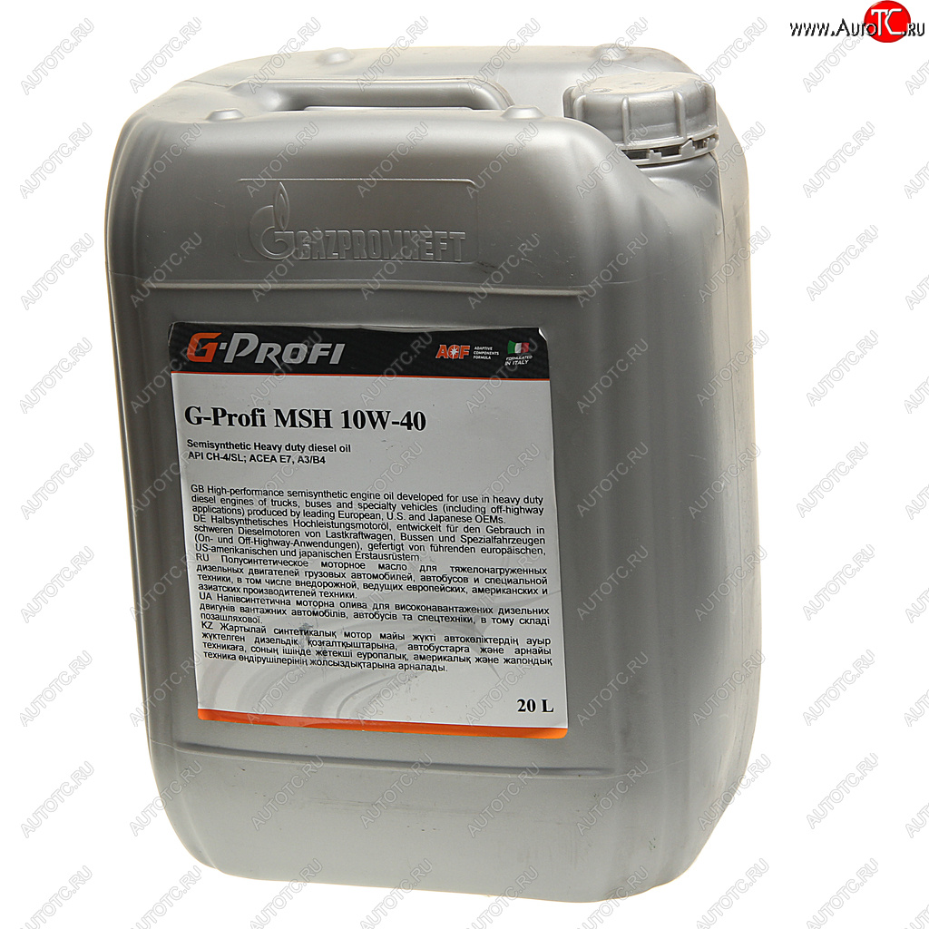 7 599 р. Масло дизельное G-PROFI MSH CH-4SL 10W40 псинт.20л G-ENERGY GAZPROMNEFT 0253130325  с доставкой в г. Кемерово