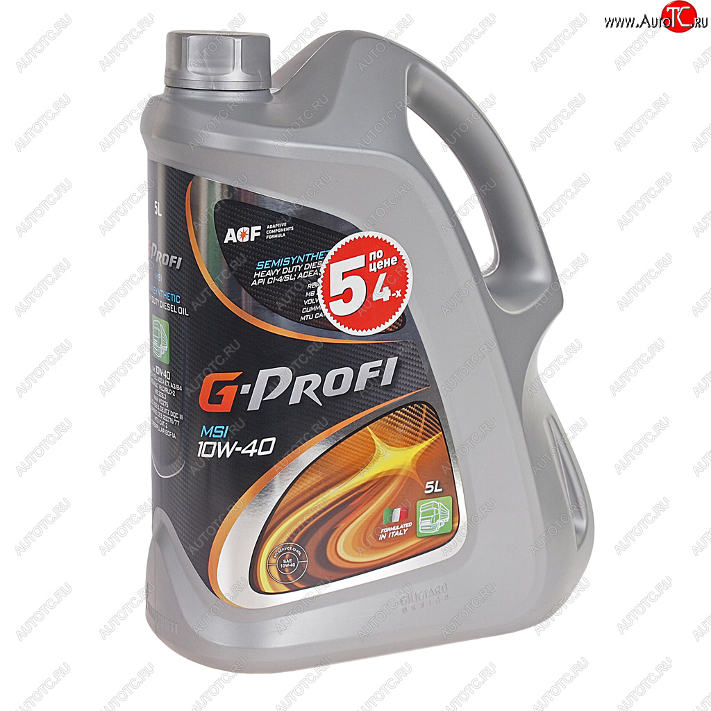 2 259 р. Масло дизельное G-PROFI MSI CI-4E5 10W40 псинт.5л G-ENERGY GAZPROMNEFT 0253133690  с доставкой в г. Кемерово