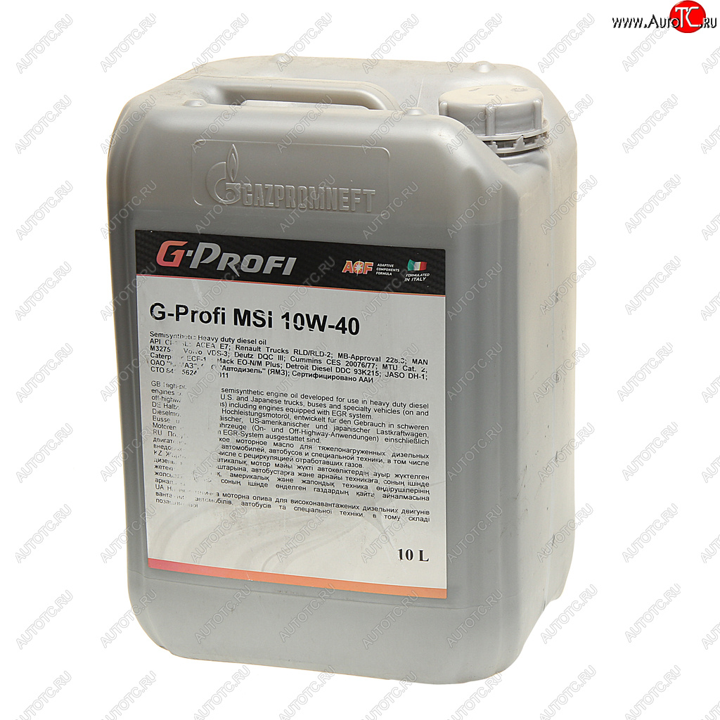 4 299 р. Масло дизельное G-PROFI MSI CI-4E5 10W40 псинт.10л G-ENERGY GAZPROMNEFT 0253142020  с доставкой в г. Кемерово