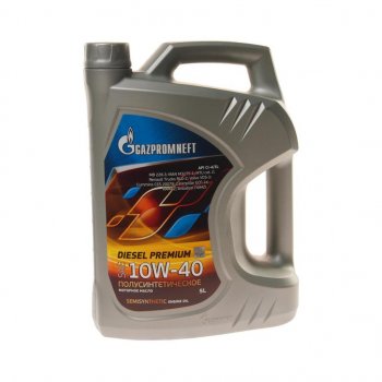 2 199 р. Масло дизельное DIESEL PREMIUM CI-4SLE7E5 10W40 псинт.5л GAZPROMNEFT GAZPROMNEFT 0253142105  с доставкой в г. Кемерово. Увеличить фотографию 1