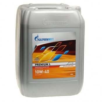 6 299 р. Масло моторное Premium L SLCF 10W40 псинт.20л17.83кг GAZPROMNEFT GAZPROMNEFT 0253142213  с доставкой в г. Кемерово. Увеличить фотографию 1
