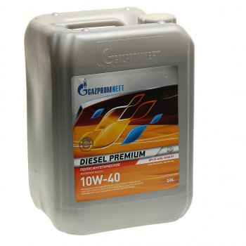 4 199 р. Масло дизельное DIESEL PREMIUM CI-4SLE7E5 10W40 псинт.10л9.23кг GAZPROMNEFT GAZPROMNEFT 0253142307  с доставкой в г. Кемерово. Увеличить фотографию 1