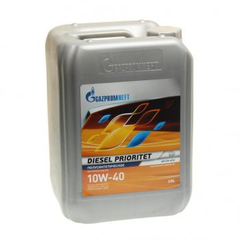 3 699 р. Масло дизельное DIESEL PRIORITET CH-4SJ 10W40 псинт.10л9.23кг GAZPROMNEFT GAZPROMNEFT 0253142308  с доставкой в г. Кемерово. Увеличить фотографию 1