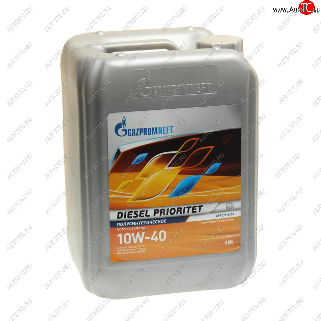 3 699 р. Масло дизельное DIESEL PRIORITET CH-4SJ 10W40 псинт.10л9.23кг GAZPROMNEFT GAZPROMNEFT 0253142308  с доставкой в г. Кемерово
