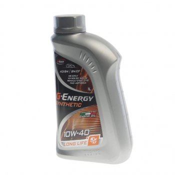 599 р. Масло моторное Synthetic Long Life SNCFA3B4 10W40 синт.1л G-ENERGY GAZPROMNEFT 0253142394  с доставкой в г. Кемерово. Увеличить фотографию 1