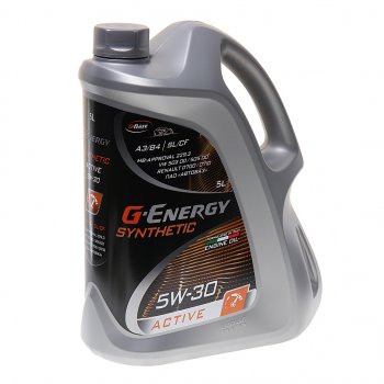 3 179 р. Масло моторное Synthetic Active SNCFA3B4 5W30 синт.5л G-ENERGY GAZPROMNEFT 0253142406  с доставкой в г. Кемерово. Увеличить фотографию 1