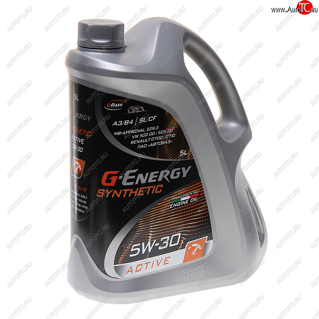3 179 р. Масло моторное Synthetic Active SNCFA3B4 5W30 синт.5л G-ENERGY GAZPROMNEFT 0253142406  с доставкой в г. Кемерово