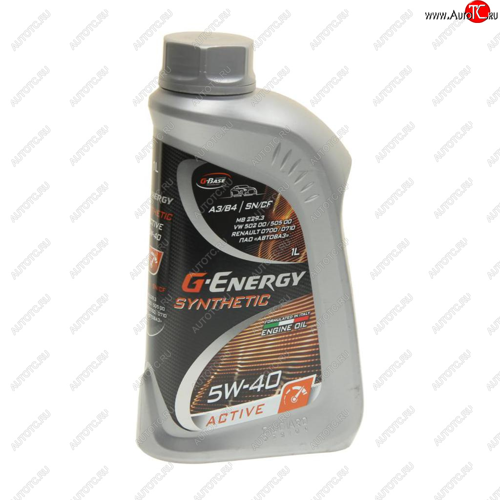 659 р. Масло моторное Synthetic Active SNCFA3B4 5W40 синт.1л G-ENERGY GAZPROMNEFT 0253142409  с доставкой в г. Кемерово