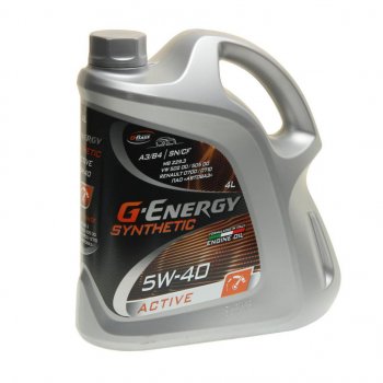 2 299 р. Масло моторное Synthetic Active SNCFA3B4 5W40 синт.4л G-ENERGY GAZPROMNEFT 0253142410  с доставкой в г. Кемерово. Увеличить фотографию 1