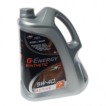 2 899 р. Масло моторное Synthetic Active SNCFA3B4 5W40 синт.5л G-ENERGY GAZPROMNEFT 0253142411  с доставкой в г. Кемерово. Увеличить фотографию 1