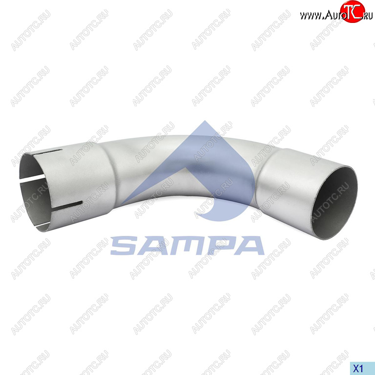 1 749 р. Труба глушителя промежуточная MAN TGL SAMPA SAMPA 025.372  с доставкой в г. Кемерово