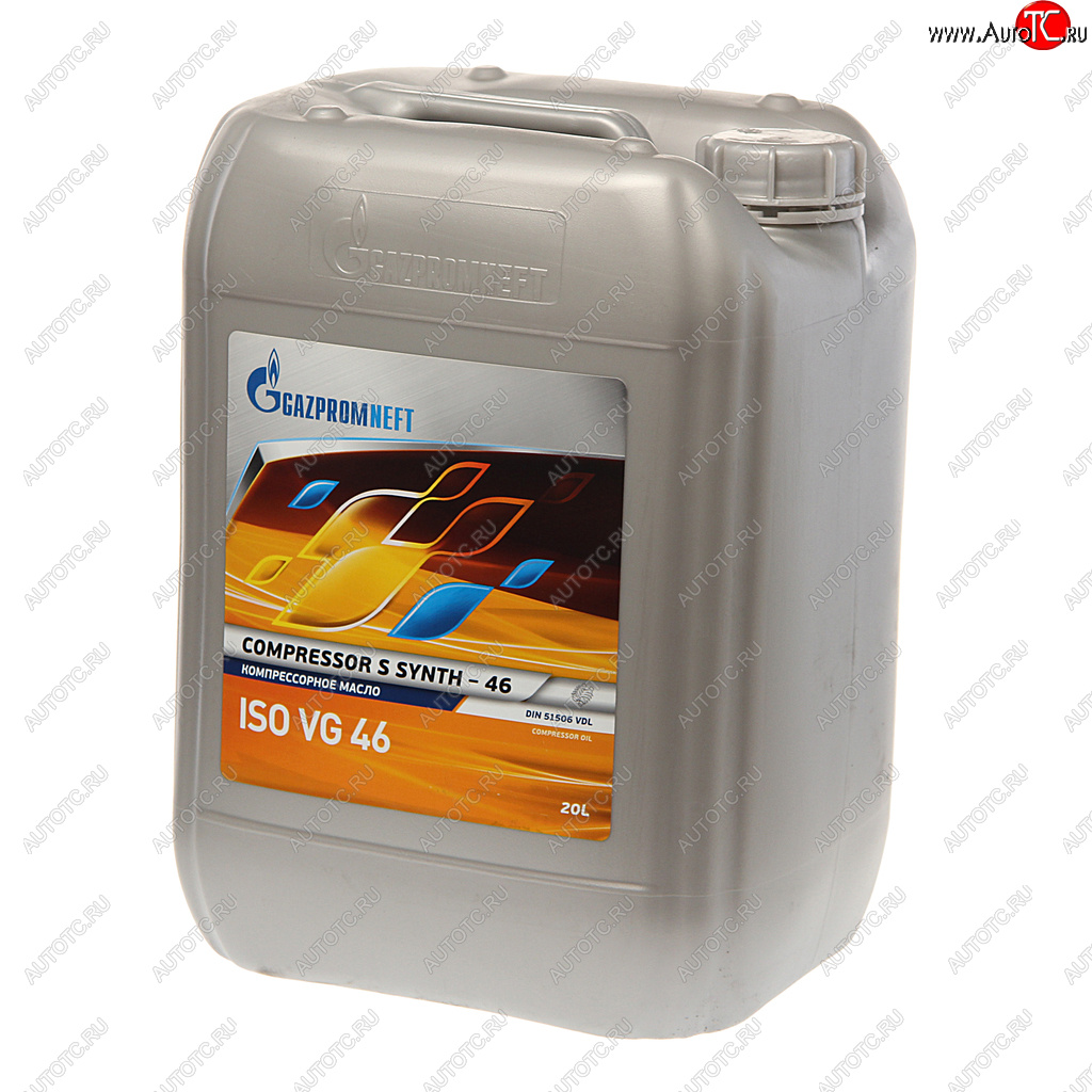 7 649 р. Масло компрессорное COMPRESSOR S SYNTH-46 20л17.59кг GAZPROMNEFT GAZPROMNEFT 0253720209  с доставкой в г. Кемерово
