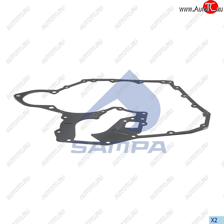 839 р. Прокладка MAN L2000,TGL,TGM дв.D0834,0836 крышки двигателя передней SAMPA SAMPA 025.458  с доставкой в г. Кемерово