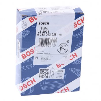5 199 р. Датчик кислорода DAEWOO Nexia (09-),Leganza,Nubira CHEVROLET Lanos,Rezzo BOSCH BOSCH 0258002028  с доставкой в г. Кемерово. Увеличить фотографию 2