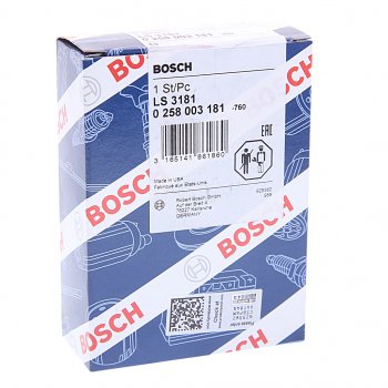 6 899 р. Датчик кислорода VW Golf (2 провод) BOSCH BOSCH 0258003181  с доставкой в г. Кемерово. Увеличить фотографию 3
