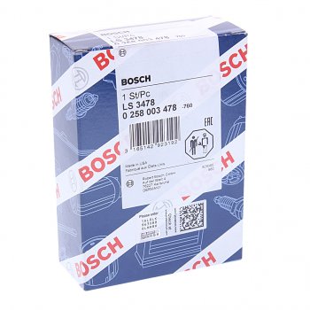 6 449 р. Датчик кислорода VW AUDI SEAT SKODA BOSCH BOSCH 0258003478  с доставкой в г. Кемерово. Увеличить фотографию 2