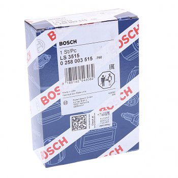 4 199 р. Датчик кислорода MERCEDES Vito (W638) BOSCH BOSCH 0258003515 BOSCH 0258003515  с доставкой в г. Кемерово. Увеличить фотографию 2
