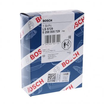 5 299 р. Датчик кислорода универсальный 4 контакта BOSCH BOSCH 0258005729  с доставкой в г. Кемерово. Увеличить фотографию 2