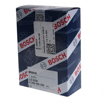 4 599 р. Датчик кислорода ALFA ROMEO 147 (01-) IVECO BOSCH BOSCH 0258006206  с доставкой в г. Кемерово. Увеличить фотографию 2