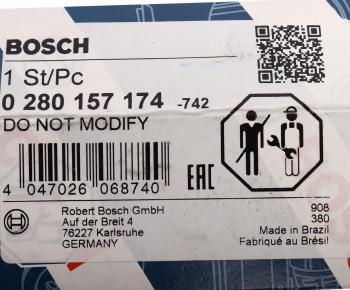 4 549 р. Форсунка KIA Ceed (06-),Cerato (06-) BOSCH BOSCH 0280157174 BOSCH 0280157174  с доставкой в г. Кемерово. Увеличить фотографию 6