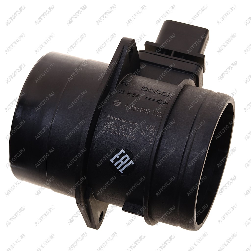 12 999 р. Датчик массового расхода воздуха AUDI A3 (04-13) BOSCH BOSCH 0281002735  с доставкой в г. Кемерово