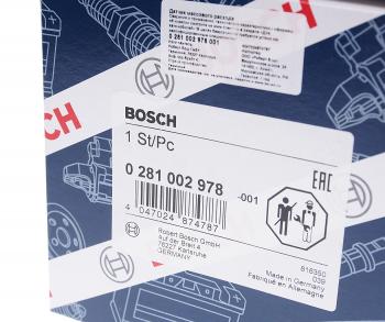 17 499 р. Датчик массового расхода воздуха MERCEDES Sprinter (09-) BOSCH BOSCH 0281002978  с доставкой в г. Кемерово. Увеличить фотографию 6