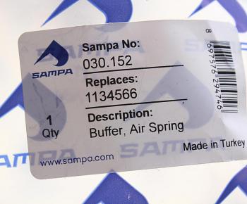 299 р. Отбойник VOLVO пневморессоры SAMPA SAMPA 030.152  с доставкой в г. Кемерово. Увеличить фотографию 3