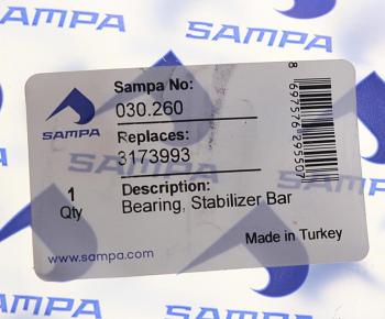 389 р. Втулка стабилизатора VOLVO FH переднегозаднего (71x76.5x48x76.5мм) SAMPA SAMPA 030.260  с доставкой в г. Кемерово. Увеличить фотографию 3