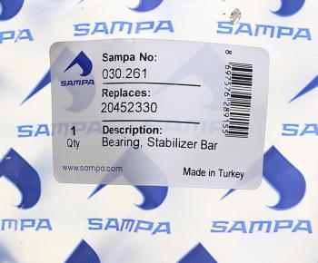 1 069 р. Втулка стабилизатора VOLVO FH12,13,16,FM9,12,13 заднего SAMPA SAMPA 030.261  с доставкой в г. Кемерово. Увеличить фотографию 3