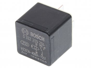 589 р. Реле SCANIA IVECO MAN DAF (24V 20A) с диодом BOSCH BOSCH 0332209204  с доставкой в г. Кемерово. Увеличить фотографию 1