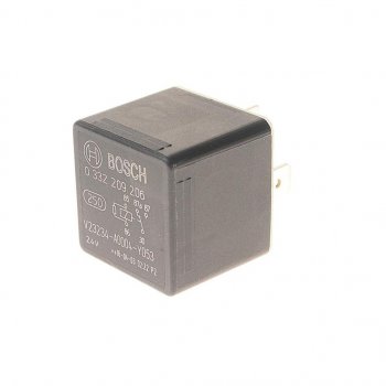 659 р. Реле (24V 30A) 5 контактов с сопротивлением BOSCH BOSCH 0332209206  с доставкой в г. Кемерово. Увеличить фотографию 1