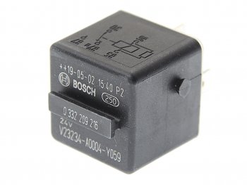 729 р. Реле электромагнитное 24V 5-ти контактное (30A) BOSCH BOSCH 0332209216  с доставкой в г. Кемерово. Увеличить фотографию 1