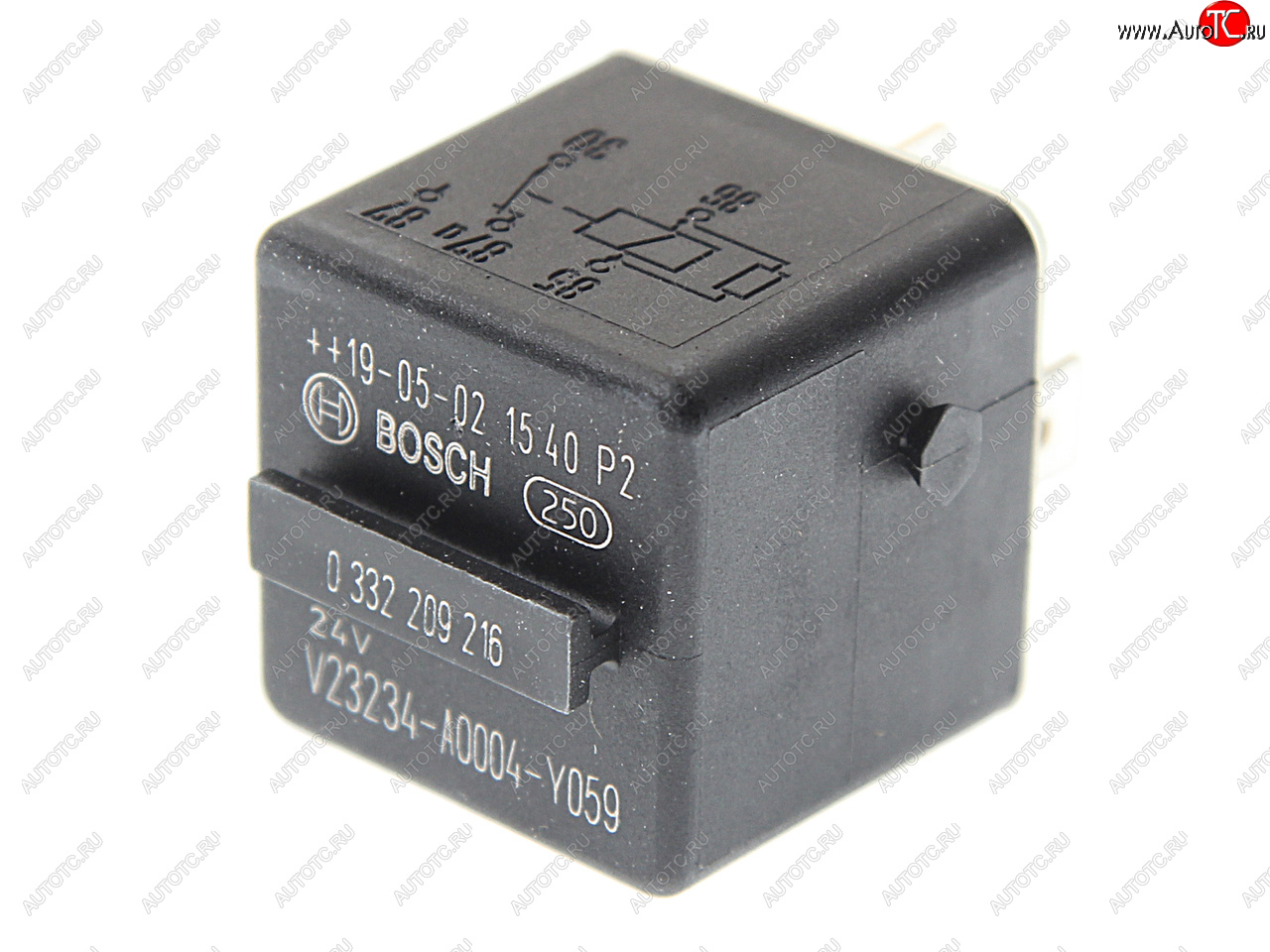 729 р. Реле электромагнитное 24V 5-ти контактное (30A) BOSCH BOSCH 0332209216  с доставкой в г. Кемерово