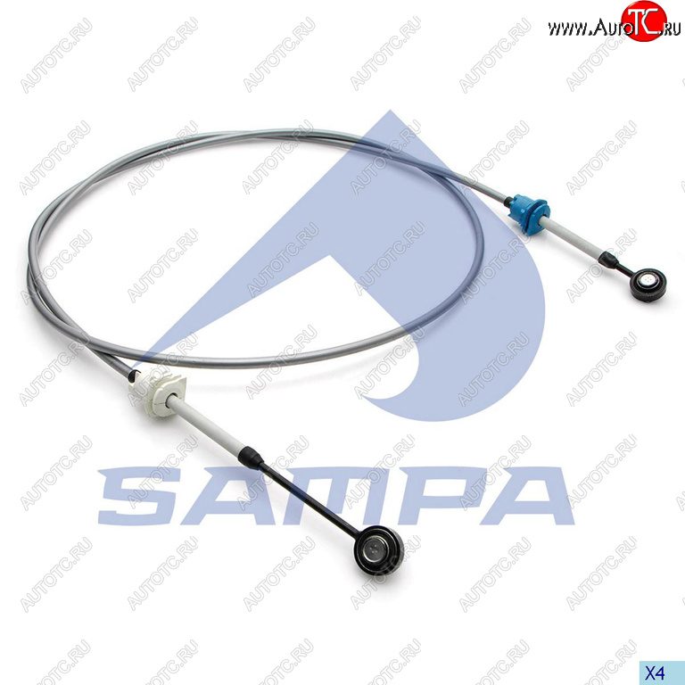3 599 р. Трос VOLVO переключения КПП L=2750мм SAMPA SAMPA 033.229  с доставкой в г. Кемерово