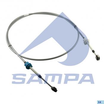 4 749 р. Трос КПП VOLVO FM,FMX L=2890мм серый SAMPA SAMPA 033.461  с доставкой в г. Кемерово. Увеличить фотографию 1
