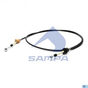 4 649 р. Трос VOLVO FM9,12 переключения КПП L=3085мм SAMPA SAMPA 033.462  с доставкой в г. Кемерово. Увеличить фотографию 1