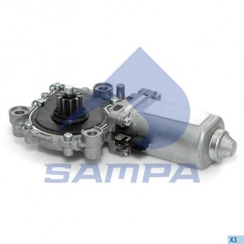 3 899 р. Мотор-редуктор стеклоподъемника SCANIA VOLVO правый SAMPA SAMPA 034.157  с доставкой в г. Кемерово. Увеличить фотографию 1