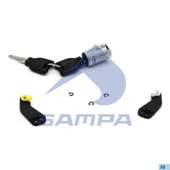 519 р. Личинка RENAULT Midlum замка двери (1 личинка,2 ключа) SAMPA SAMPA 034.265  с доставкой в г. Кемерово. Увеличить фотографию 1