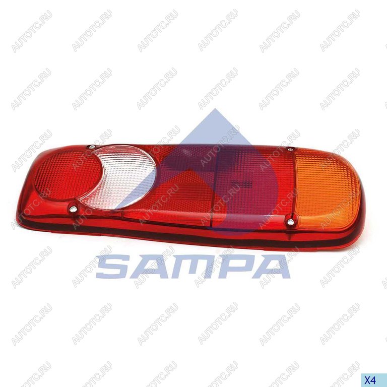 1 659 р. Рассеиватель DAF RENAULT фонаря заднего левогоправого SAMPA SAMPA 034.346  с доставкой в г. Кемерово