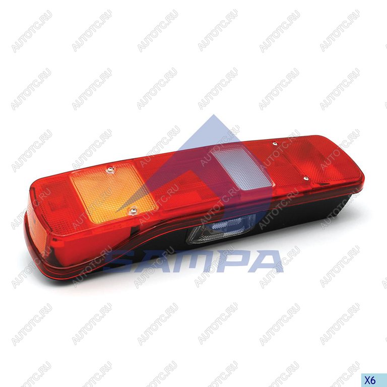 2 799 р. Фонарь задний VOLVO FH,FM левый (АМР-разъем боковой) SAMPA SAMPA 034.354  с доставкой в г. Кемерово
