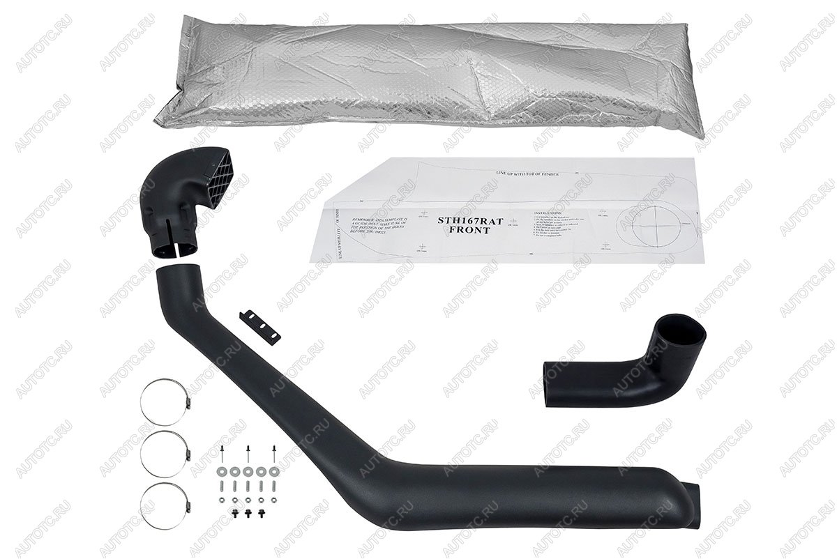 3 959 р. Шноркель для Toyota Hilux 1997-2005 2.7 (3RZ-FE)  sth167ra-ch  с доставкой в г. Кемерово