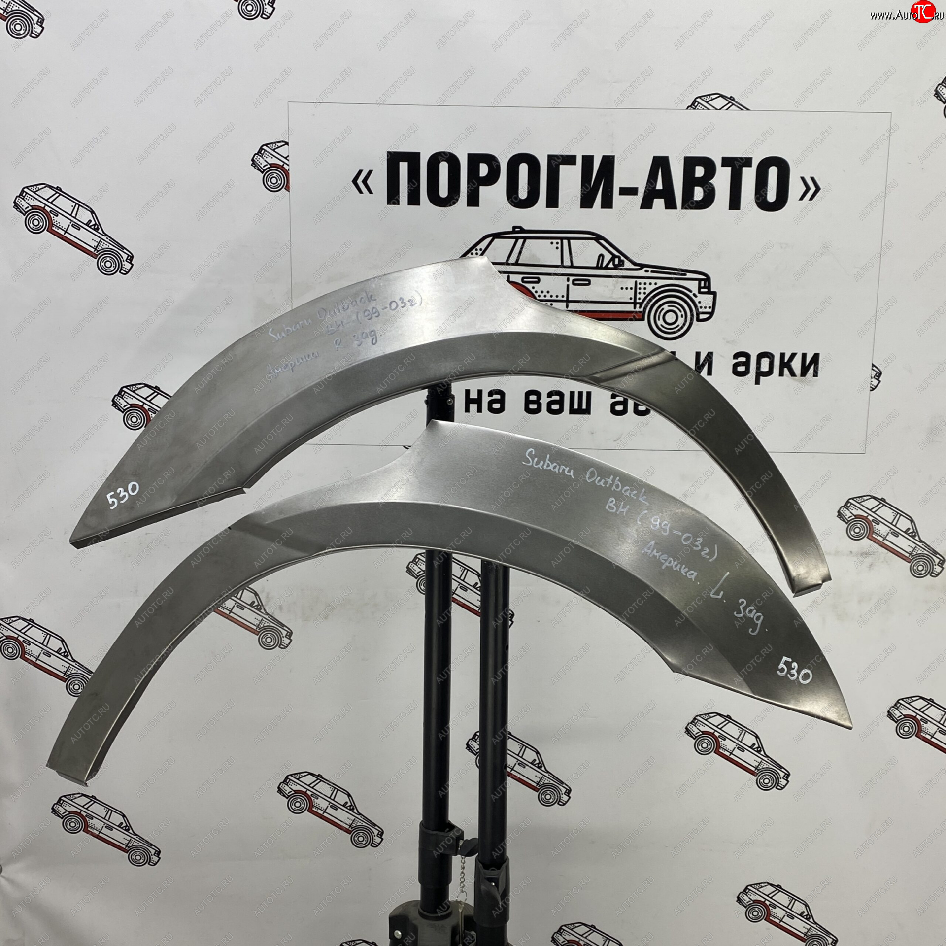 2 199 р. Ремонтные арки задних крыльев (Левая арка) Пороги-Авто  Subaru Outback  BH/BE12 (1998-2004) универсал (холоднокатаная сталь 0,8мм)  с доставкой в г. Кемерово
