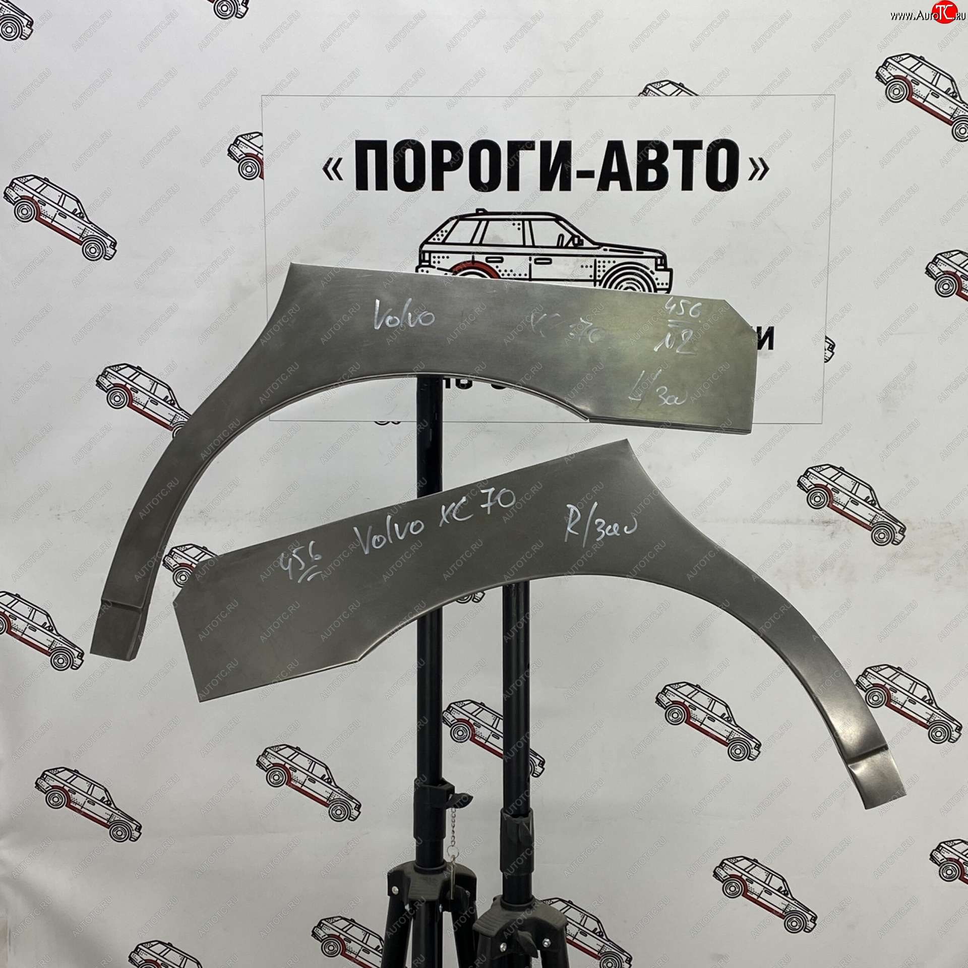 2 199 р. Ремонтные арки задних крыльев (Правая арка) Пороги-Авто  Volvo XC70 (1997-2000) (холоднокатаная сталь 0,8мм)  с доставкой в г. Кемерово