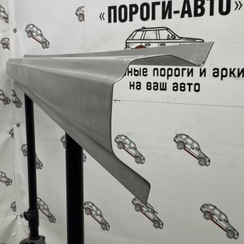Комплект порогов (Ремкомплект) полный профиль Пороги-Авто Лада Приора  2172 (2008-2015) хэтчбек дорестайлинг, хэтчбек рестайлин (холоднокатаная сталь 1 мм)