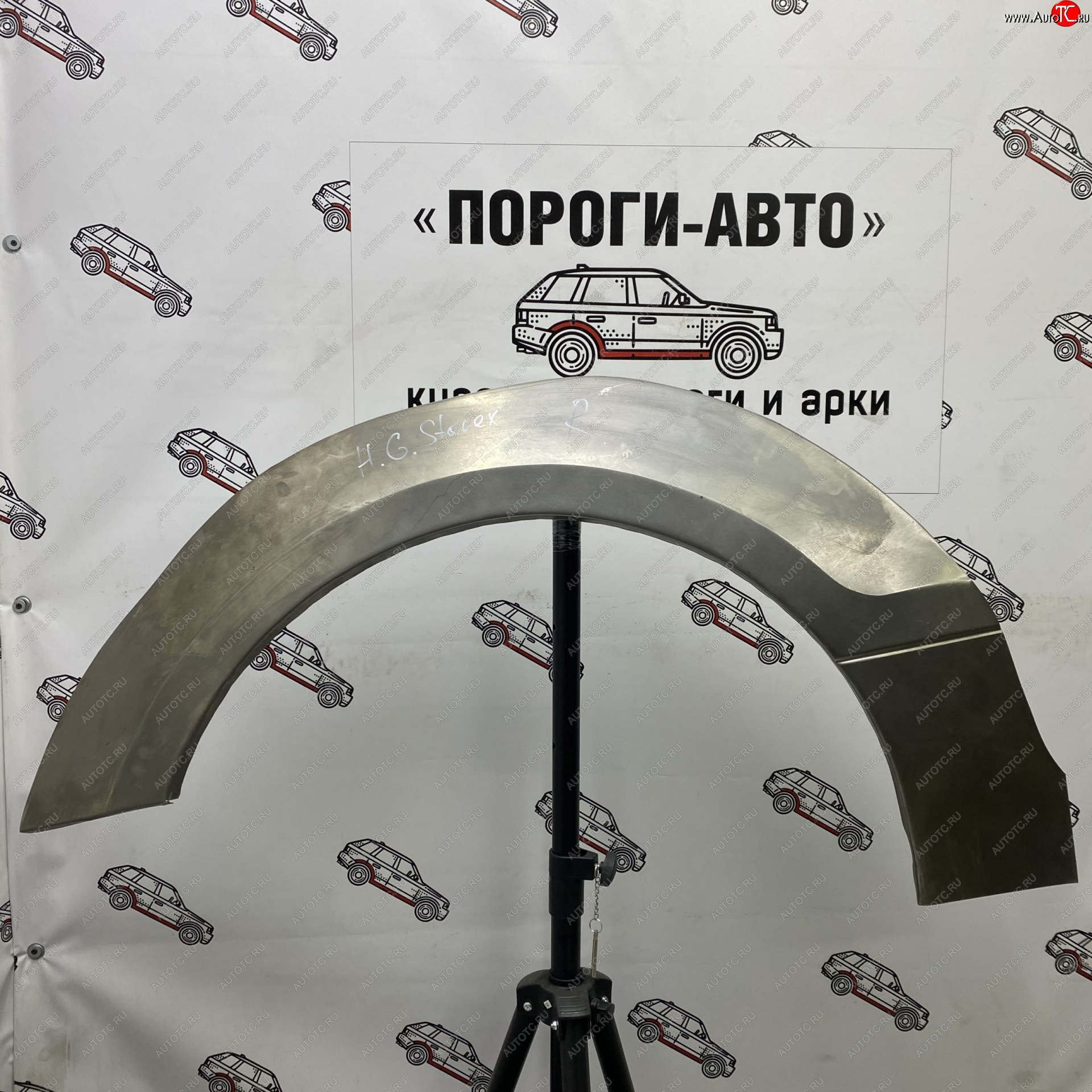 2 199 р. Ремонтные арки задних крыльев (Правая арка) Пороги-Авто  Hyundai Starex/Grand Starex/H1  TQ (2007-2022) дорестайлинг, рестайлинг, 2-ой рестайлинг (холоднокатаная сталь 0,8мм)  с доставкой в г. Кемерово