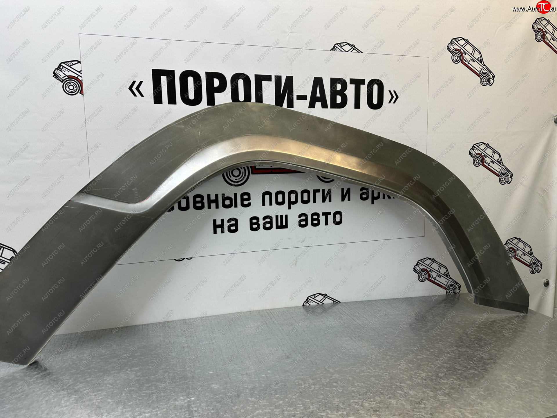 2 199 р. Ремонтные арки передних крыльев (Правая арка) Пороги-Авто  Mitsubishi Pajero  1 L040 (1982-1991) (холоднокатаная сталь 0,8мм)  с доставкой в г. Кемерово