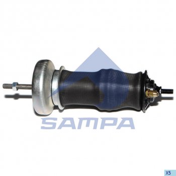 3 299 р. Амортизатор SCANIA 4 series кабины передний с пневмоподушкой 1424228+1349840 SAMPA SAMPA 040.179-01  с доставкой в г. Кемерово. Увеличить фотографию 1